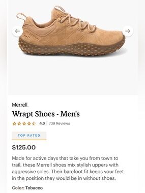 Merrell Men's Sneakers in Tobacco Brown
